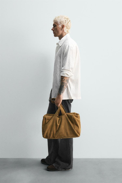 ZARA РУБАШКА В ПОЛОСКУ, БЕЛЫЙ