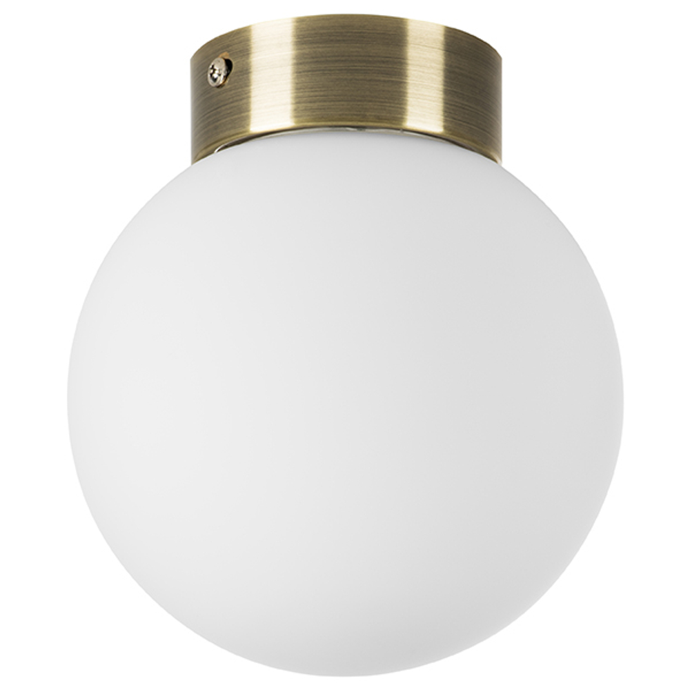 812011 Люстра GLOBO 1х40W E14 БРОНЗА/БЕЛЫЙ