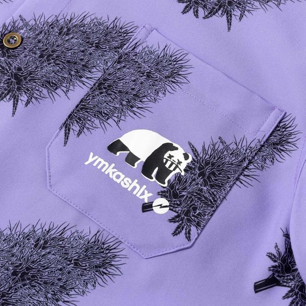 Рубашка California Flower Фиолетовая - фото 3