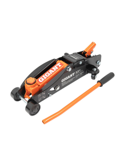 Подкатной гидравлический домкрат Gigant с фиксатором, 2,5т 140-385 мм, в кейсе GSJR-2,5T