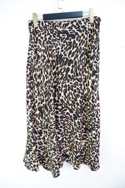 Юбка ZARA леопардовой расцветки актуальная 46 размер