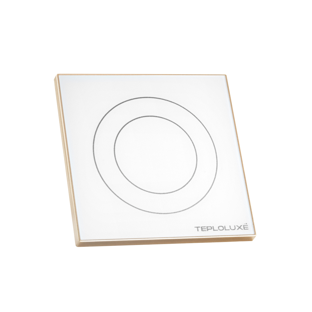 Терморегулятор электронный Теплолюкс Solus Zen Wi-Fi белый/золото