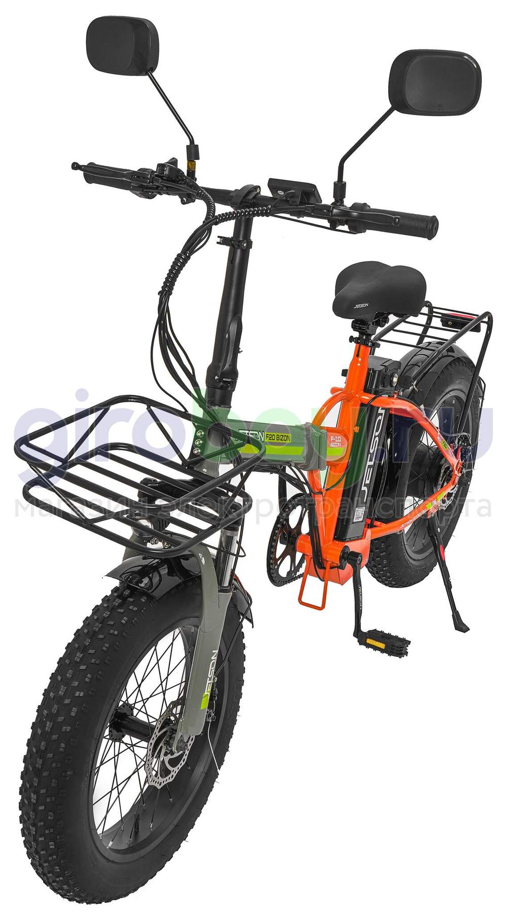 Электровелосипед Jetson F20 BIZON (48V/13Ah) - Серо-оранжевый фото №7