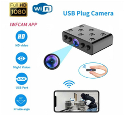 Мини Wi-Fi камера XPX W12 - 1080P Full HD - USB - ночное видение - датчик движения - поддержка TF карты