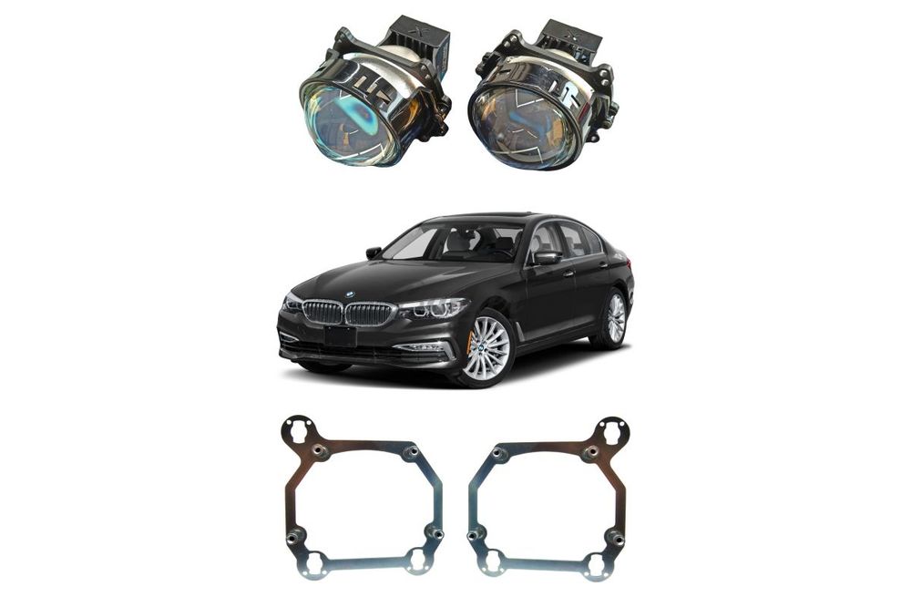 Комплект для замены штатных линз в секцию дальнего света BMW 5 VII G30/G31 2017-2020