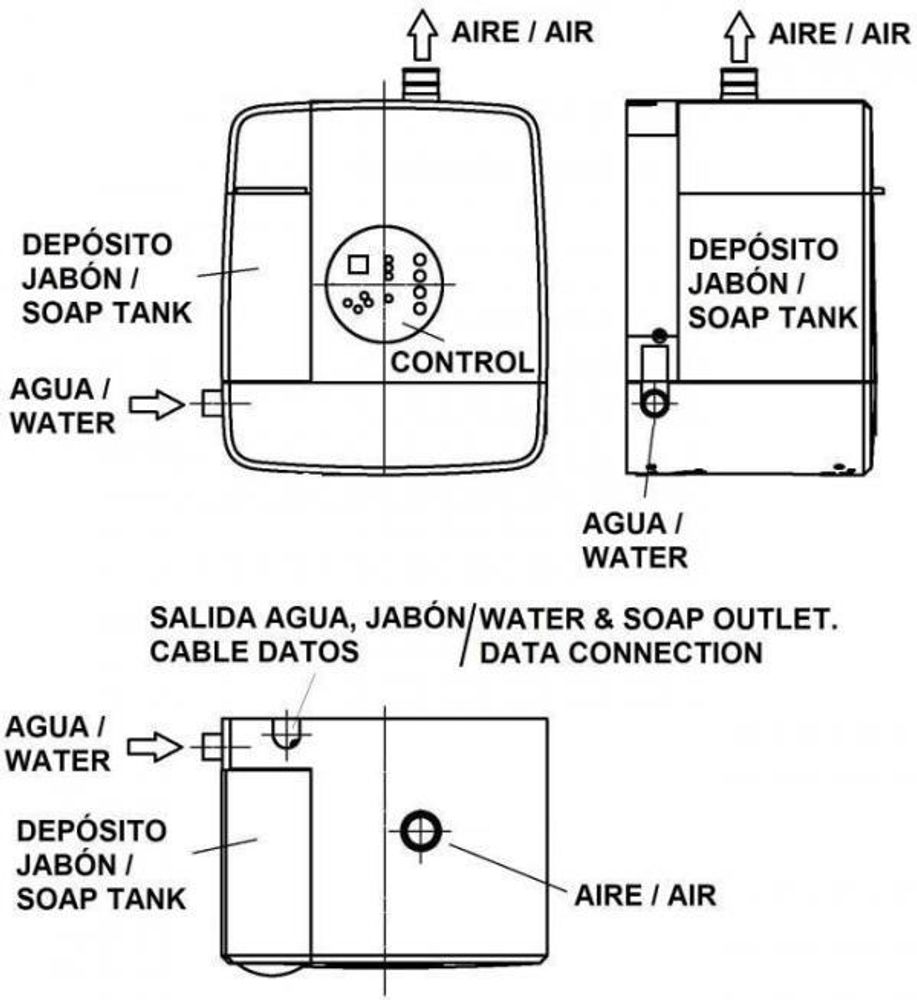 Сушилка сенсорная многофункциональная 1200 W алюминий CONCEPT3.01901.B глянцевый