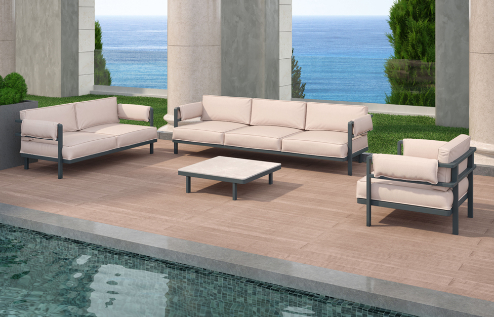 Кресло металлическое Papatya Loca Sofa LS 01