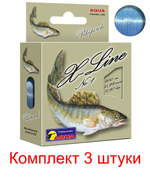 Полиэстровая леска X-Line Pikeperch (Судак) 0,16 мм 3 шт
