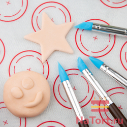 Кисти кондитерские силиконовые (набор 5 шт)