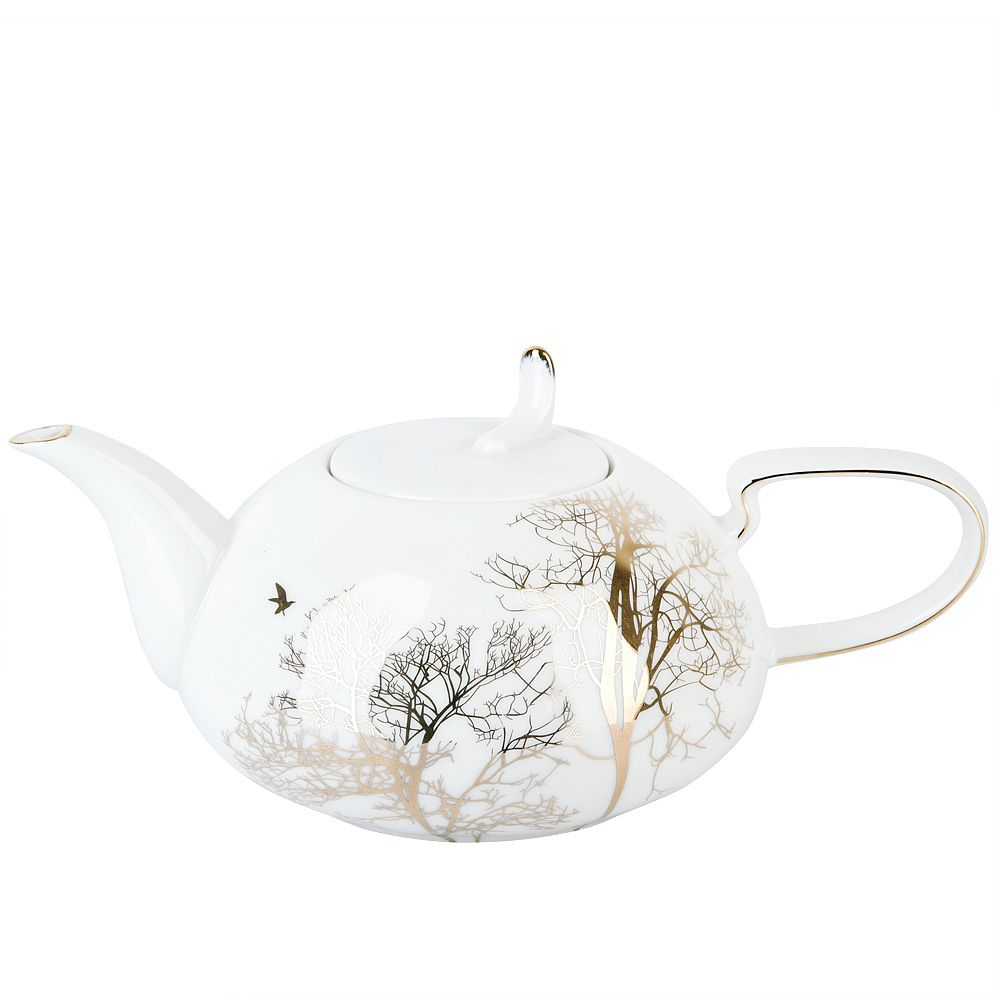 Чайный набор 5пр. " . Golden Forest" (4 персоны) v=1150/280 мл (подарочная упаковка)