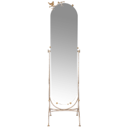 Напольное зеркало Терра Айвори Мраморное золото
