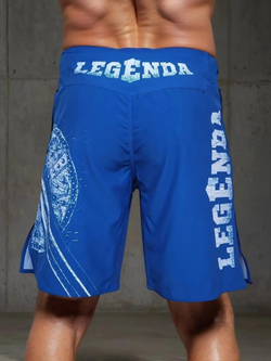 Шорты спортивные тренировочные Legenda Щит и Меч синий
