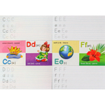 Пропись классическая, 195 мм * 276 мм, А4 "Английские прописи", 16 стр, обл целлюлозный картон, вертикальная, Проф Пресс