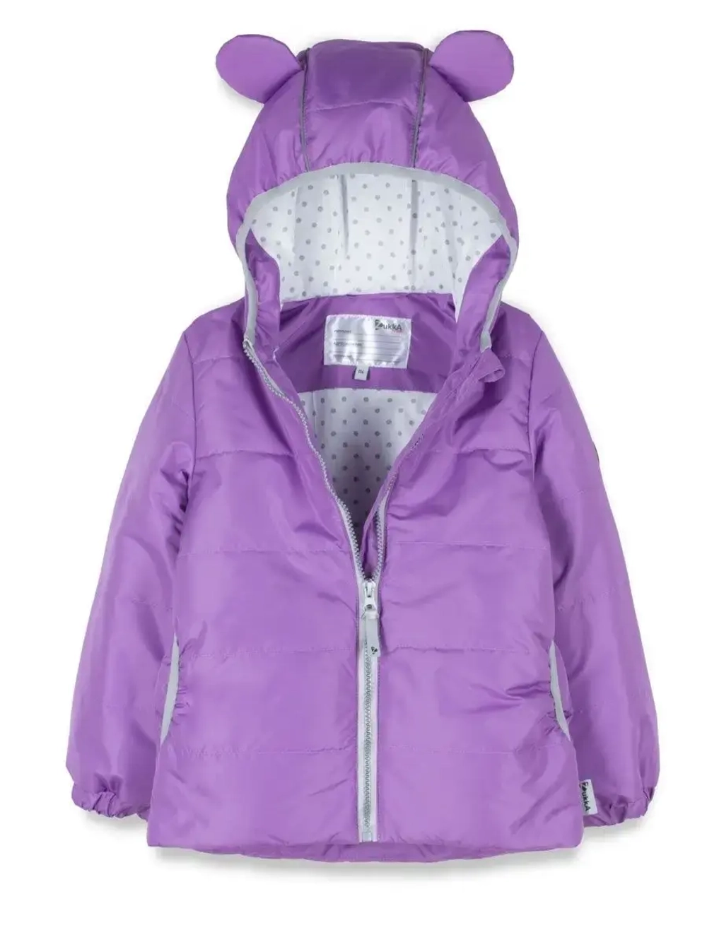 Куртка демисезонная для девочки с ушками