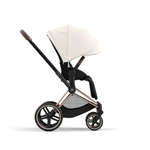 Коляска Cybex Priam IV 3 в 1 цвет Off White на шасси Rosegold