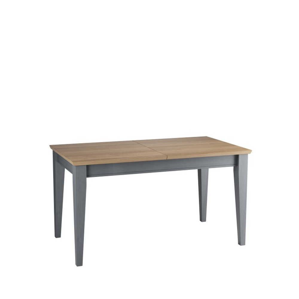 стол обеденный «Форест»/«Сканди» 160-199х80 со вставкой серый 7046/антик