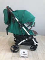 Коляска прогулочная Babalo 2024 Изумрудный текстиль на белой раме