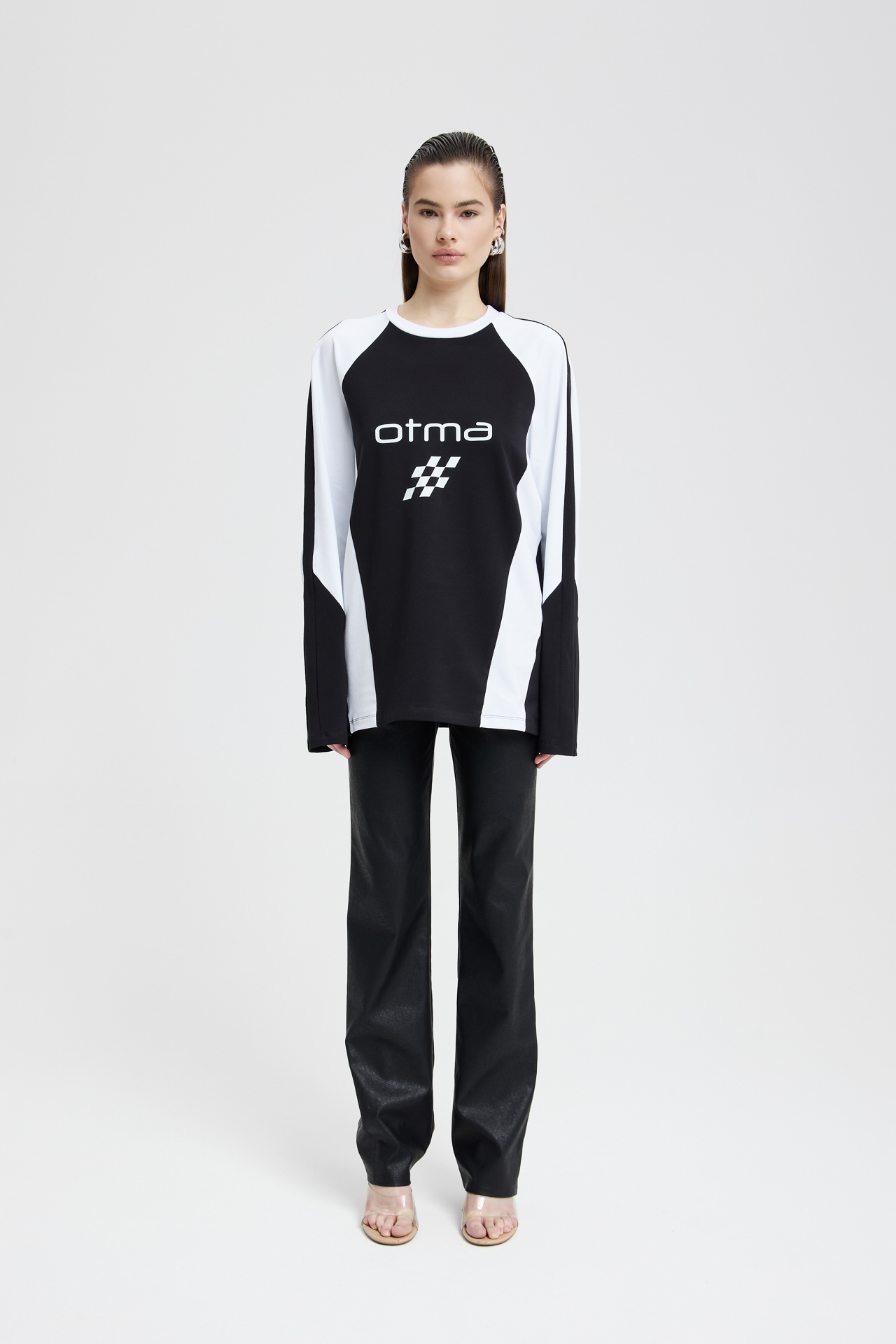 Лонгслив черный "MOTOCROSS"