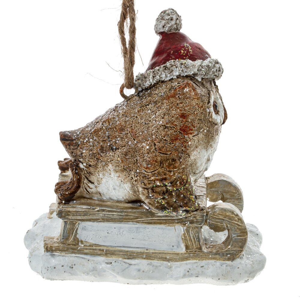 GAEM Изделие декоративное подвесное "Сова", L7,5 W5 H7,5 см, 2в.