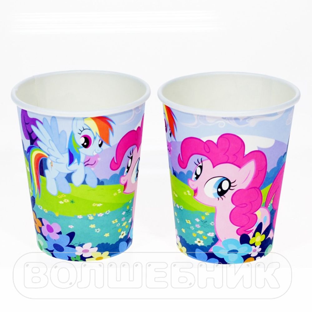 Стаканы My Little Pony, бумага, 250 мл. 8 шт. #1502-1324