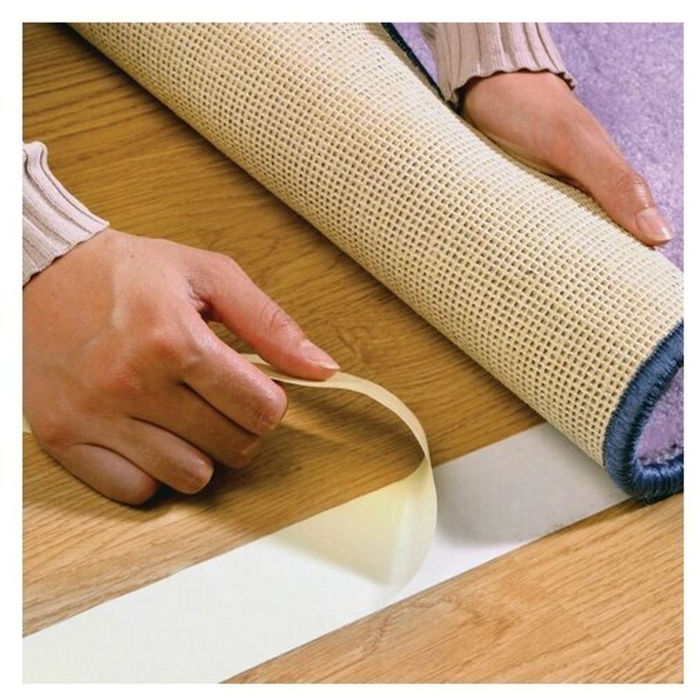 Клейкая двухсторонняя лента 50мм х 8м, НА ВСПЕНЕННОЙ ОСНОВЕ 1мм, прочная, BRAUBERG, 600485