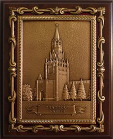 Плакетка "Спасская башня" в подарочной упаковке
