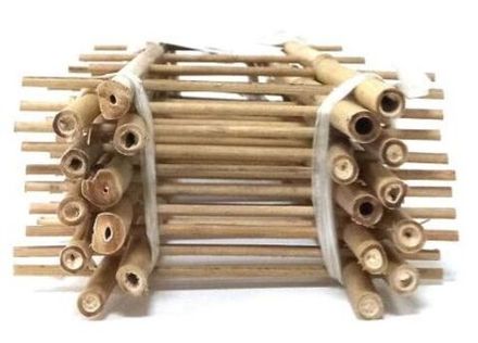 Поддержка-лестница бамбуковая 45см, д.8-10мм, к-т10   1/10