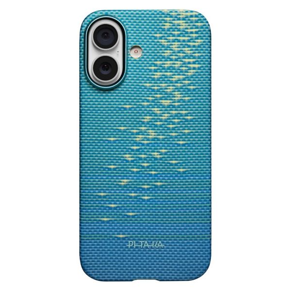 Чехол Pitaka Edge Case для iPhone 17, Лазурный | Lucid Blue