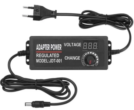 Блок питания c регулировкой напряжения DC 3V- 24V (2A) с индикатором разъем питания 5.5х2.5