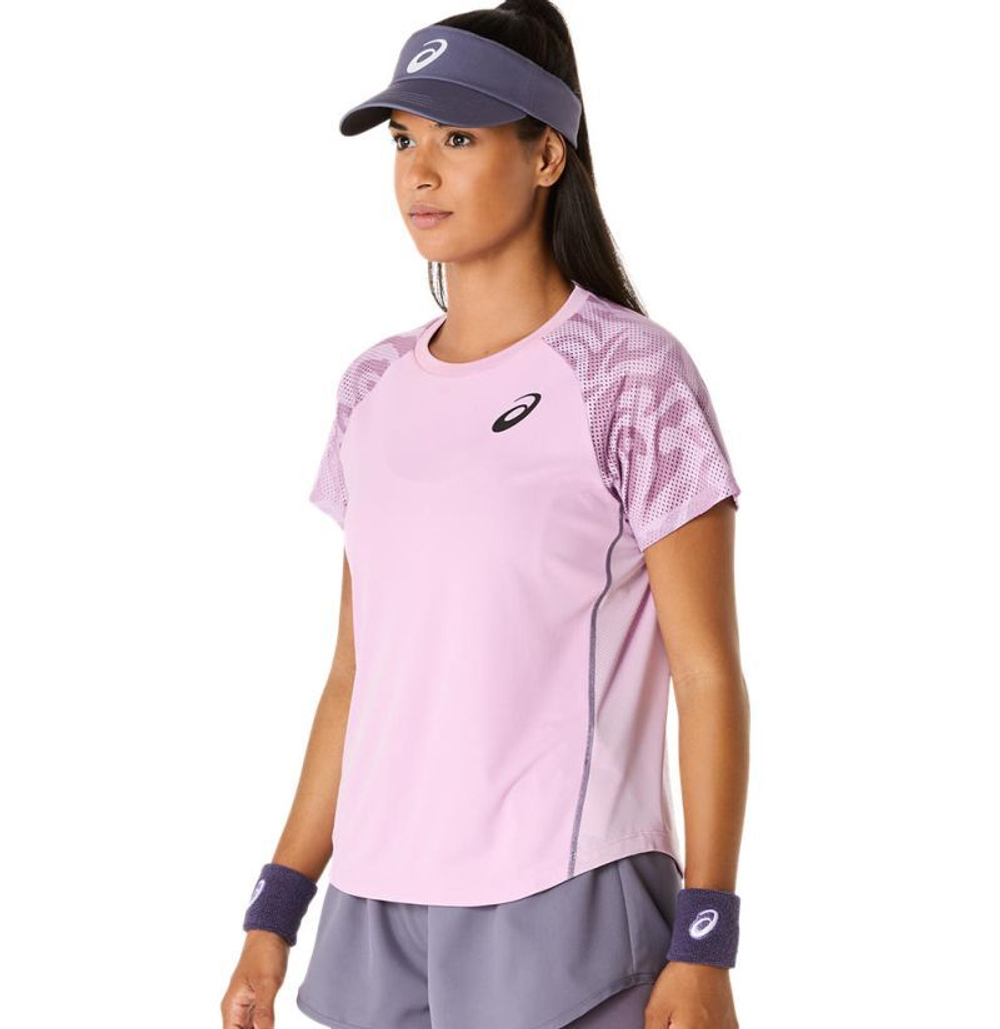 Женская футболка Asics Match Game с коротким рукавом - Light ube