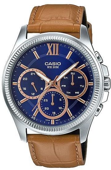 Мужские японские наручные часы CASIO MTP-E315L-2AVDF