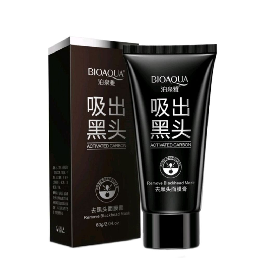 Маска от чёрных точек с углём BIOAQUA Remove Blackhead Mask, 60 гр.