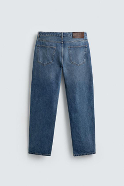 ZARA ДЖИНСЫ STRAIGHT FIT LIMITED EDITION, ВЫЦВЕТШИЙ СИНИЙ