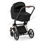 Коляска для новорожденных Cybex Priam IV Sepia Black шасси Rosegold