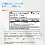 Doctor's Best, SAM-e, 200 мг, 60 таблеток, покрытых кишечнорастворимой оболочкой