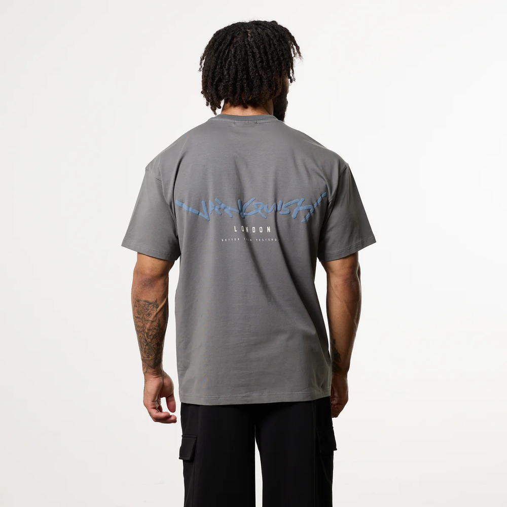 Футболка VANQUISH Revolve Graffiti Oversized T-Shirt Grey