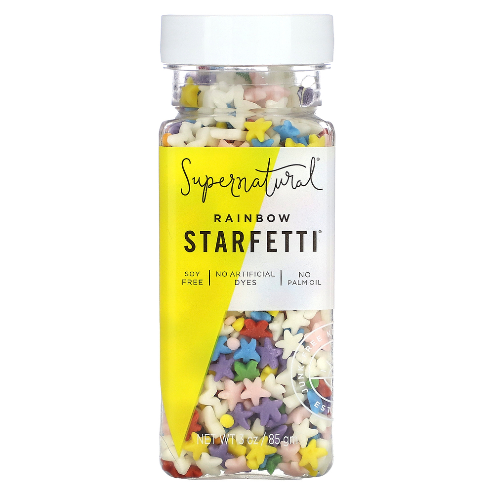 Supernatural Kitchen, Rainbow Starfetti, 85 г (3 унции)