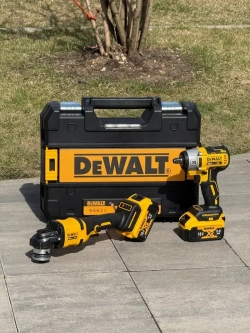 2 в 1 УШМ (болгарка) и Гайковерт, набор электроинструментов бесщеточный 2 акб