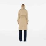 Длинный тренч с воротником и подкладкой Burberry Check