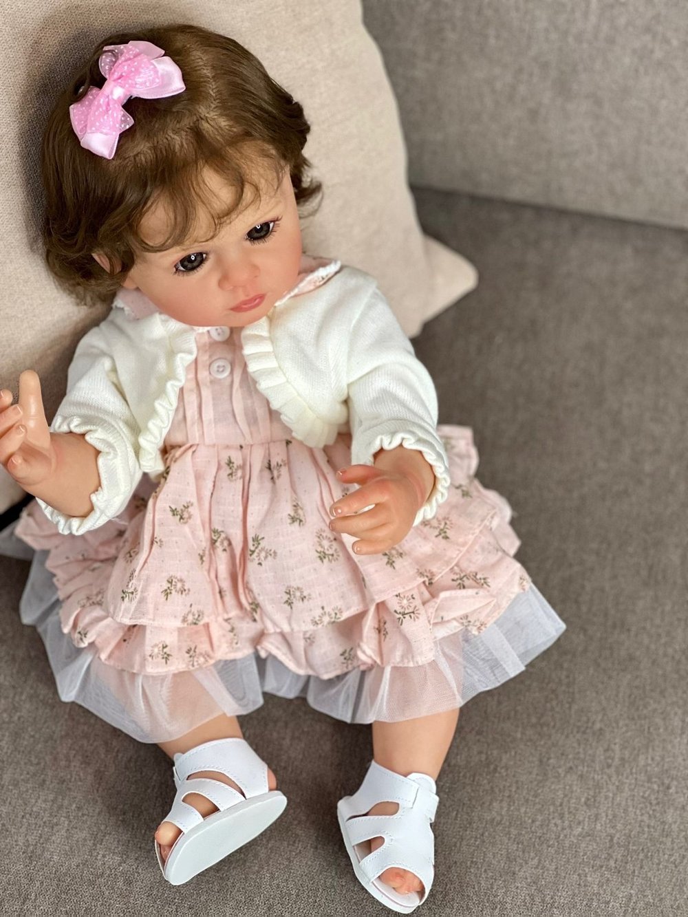 Кукла Реборн виниловая 55см в пакете (FA-280)