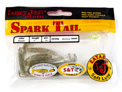 Мягкая съедобная приманка LJ Pro Series Spark Tail 2,0 in (50 мм), цвет S08, 10 шт