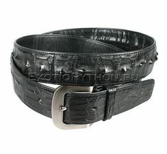 Ремень из кожи крокодила AC-35