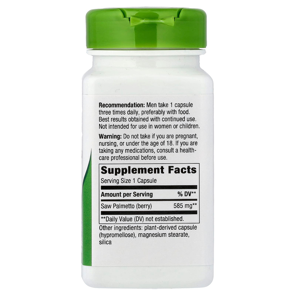 Nature's Way, Ягоды серенои, 585 мг, 100 веганских капсул