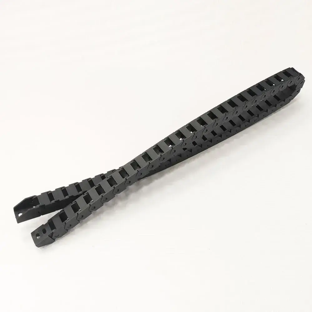 Гибкий кабель-канал открытый 15х15 мм для ЧПУ станков, 1 метр