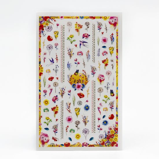 Наклейки для ногтей №F537