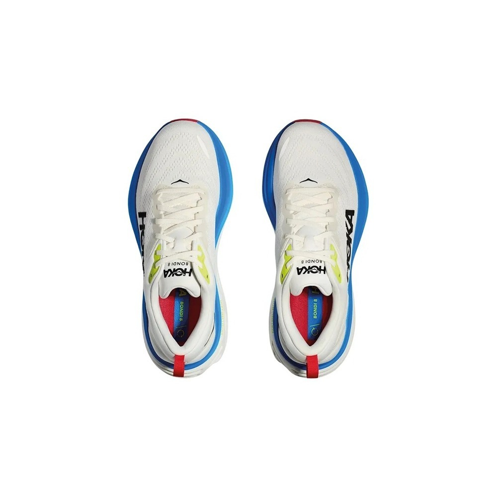 Кроссовки мужские HOKA M BONDI 8 Blanc De Blanc / Virtual Blue Retail