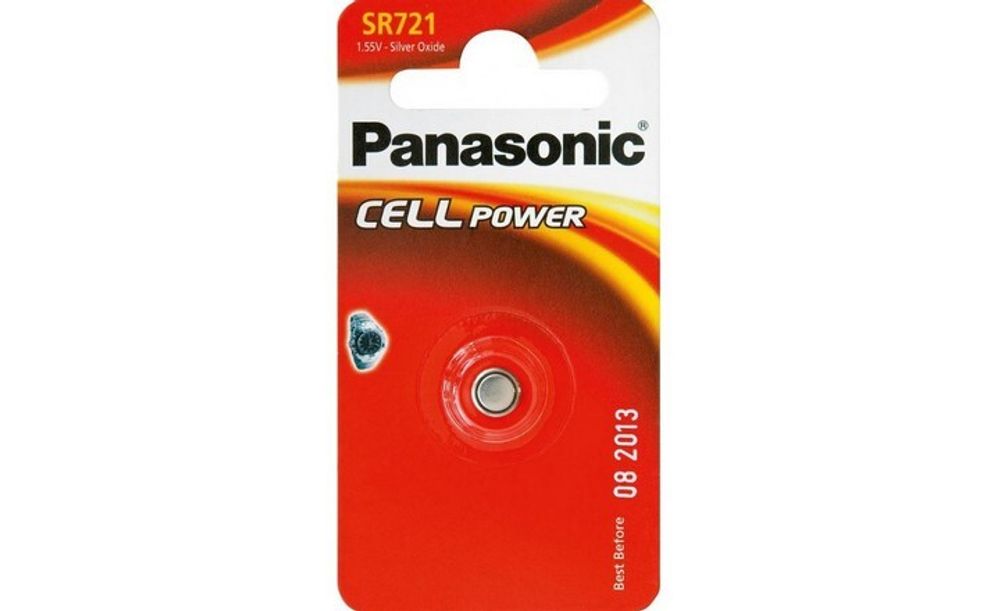 Батарейка Panasonic Silver Oxide SR-721 серебряно-оксидная 1 шт
