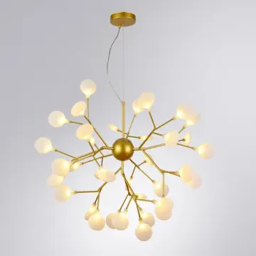 Люстра подвесная 36*G4 A7274SP-36GO золотистый/белый Candy Arte Lamp