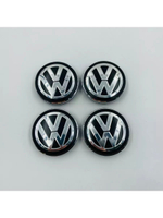 Колпачки на литые диски с эмблемой Volkswagen 65 мм 4 шт