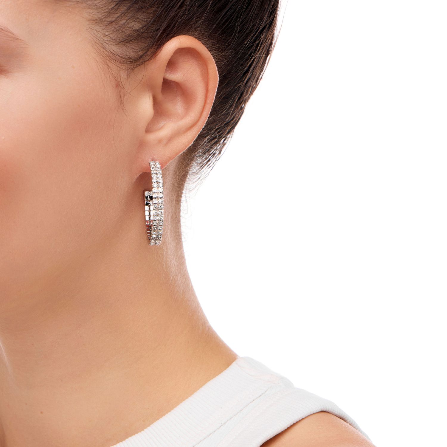 Серьги Double Glow Line Earrings - Small